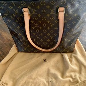 BNWT Authentic Louis Vuitton Mezzo Bag TH1021 date stamp with dust cloth